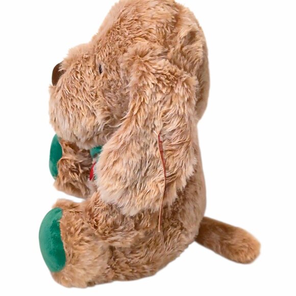 2024 Petsmart Chance The Dog Squeaker Brown & Green Pet Plush Toy 10" - Picture 5 of 7